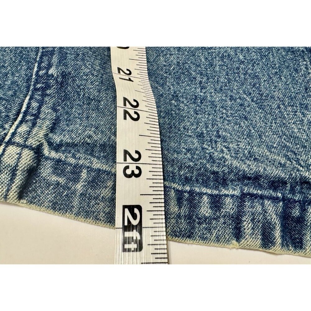 Vintage Keren Hart Womens Denim Jacket Balloon Sleeves Boho Jean Poof Puff Small - Picture 10 of 12